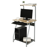 笔记本组装学习桌书桌 床上台式电脑桌写字桌书柜现代移动简约DNZ