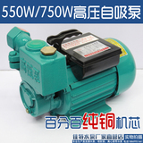 厂家直销 550W/750W自吸泵水井抽水泵家用增压泵加压泵循环水泵