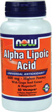 美国原装Now Foods阿尔法硫辛酸(alpha lipoic acid)600毫克*60粒