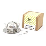 包邮 创意茶壶形泡茶器 不锈钢圆形茶壶滤茶器 茶球茶隔茶滤茶包