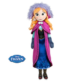 美国代购 正品迪士尼冰雪奇缘Frozen安娜公主毛绒玩具公仔 50cm