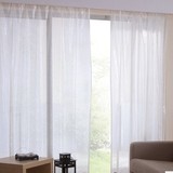 卧室客厅阳台白色 定做 窗帘 窗纱飘窗 落地窗 拐角窗 百搭型