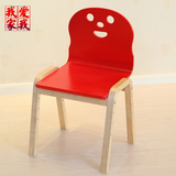 实木学生椅儿童餐椅 摇椅板凳 扶手笑脸升降椅 学习椅 幼儿园椅子