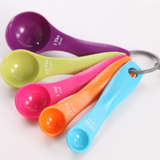 彩色5件套烘焙专用量勺套装 加厚食品级材质 调味匙 汤匙 茶匙