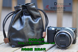 索尼NEX6 NEX7A5000 A5100羊皮袋 相机包NEX5T A6000内胆包 套包