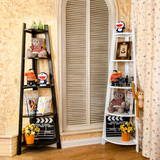 卧室客厅置物架简易转角层架创意隔板角落架靠墙装饰架储物架书架