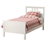 汉尼斯 床架, 白色漆 120*200厘米 田园北欧实木床 IKEA宜家代购