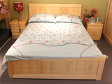 实木家具 全实木床 订制定做松木双人床 单人床 儿童床B184