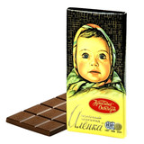 10块包邮 3项金奖 俄罗斯大头娃娃阿伦卡原香巧克力 俄罗斯巧克力