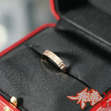 香港专柜Cartier卡地亚 love戒指B4085200窄版 玫瑰金 证书发票