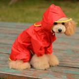 波波宠物雨衣泰迪贵宾宠物服装狗狗雨衣小型犬中型犬雨衣四脚包邮