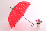 创意个性水果草莓晴雨伞公主创意遮太阳伞直长柄阿波罗伞防晒
