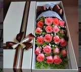 生日爱情鲜花预定贵阳鲜花速递同城实体店玫瑰礼盒花束市区免费