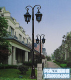 欧式双头灯 庭院灯路灯户外3米3.5米4米防水小区别墅草坪灯景观灯