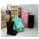 鞋子收纳盒 纸靴子鞋盒韩国原装进口 精品创意时尚 长筒靴收纳盒