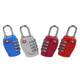 TSA 海关锁防盗4位密码锁箱包锁旅行行李箱挂锁拉杆箱钥匙挂锁