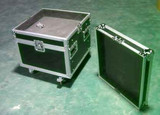 5U三门航空箱 机箱 功放机柜 带调音台箱机柜，流动演出机箱