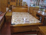 宜家居特价促销现代全香柏木双人床1.5米　1.8米实木床柏木家具B1