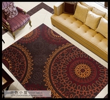新款客厅茶几垫沙发加厚地毯卧室床前地毯欧式时尚红色婚庆毯包邮