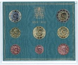 梵蒂冈2010年教皇教宗本笃十六世头像8枚普制硬币套装 官方卡装版