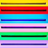 彩色T5LED灯管蓝色黄色绿色粉红色紫色led一体化超亮节能日光灯管