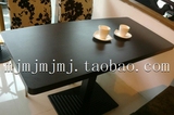 板材桌面西餐桌餐厅桌台西式长方形方形圆形订做三聚氰胺板人造板