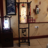 中国风古典陶瓷灯 木艺灯饰 灯具中式落地灯复古客厅灯餐厅灯8003