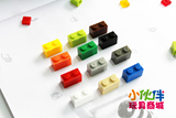 儿童小颗粒积木玩具 益智拼插组装创意配件零件散件1*2孔 高砖