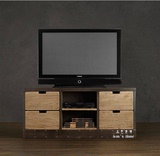 LOFT风格 仿古铁艺风格 欧式美式风格 法式乡村复古做旧电视柜