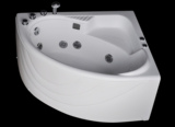 正品保障 亚克力扇形三角缸独立式五件套冲浪1.2米,1.3米浴缸