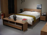现代板式家具 板式床 单人床 特价定做 双人床 高箱床宜家款C046