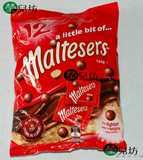 澳洲 maltesers麦提莎/麦丽素 牛奶巧克力144g袋装 独立12小包装