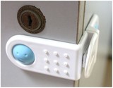 直角折合锁多功能婴儿安全锁 直角安全门锁 抽屉锁  柜门锁吸卡装