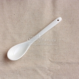 高白瓷陶瓷小汤勺简约勺子Zkk杂货厨房餐具清仓特价年底促销