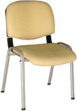 美安办公家具办公椅 电脑椅 四角固定钢制会议椅员工椅 家用椅子