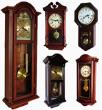 正品北极星欧式创意挂钟表实木客厅大堂复古典整点报时机械钟经典
