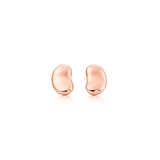 美国正品代购Tiffany &Co Bean 18K玫瑰金豌豆耳环 耳钉 9mm