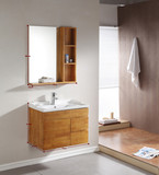 TOTO浴室柜组合 原木色 72公分 吊柜 小户型 带抽屉 简约现代盆柜