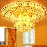 豪华客厅圆形水晶灯圆形吸顶灯LED节能变色水晶灯客厅卧室吸顶灯
