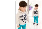 现货韩国童装代购 2014新款男童卫衣 字母连帽套头卫衣I-CIEL正品