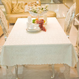 【时尚】柔软圆桌台布餐桌布正方形布艺客厅酒店餐馆口布白色