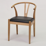 创意家具餐椅 实木Y椅书椅 时尚简约 Chair复古靠背设计师椅子