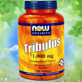 美国原装Now Foods蒺藜皂Tribulus 1000mg*180粒