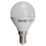 ◆怡然宜家◆IKEA 里代尔 LED球形灯泡 E14(3W暖光)◆专业代购