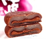 韩国进口零食品 乐天巧克力打糕派名家年糕派 饼干点心186g