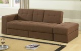 简约日式宜家小户型布艺多功能沙发床 储物收纳折叠沙发床