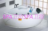 厂家直销扇形浴缸，按摩冲浪单人浴缸1.2米，三角浴盆，迷你型