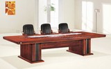工厂直销 3.8~4.2米胡桃木 小会议桌 简约会议台 实木会议桌Y498