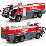 凯迪威仿真合金工程车声光模型消防车玩具儿童消防车模型玩具套装