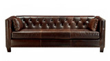 美式乡村真皮沙发 欧式头层皮123组合简美高档三人位沙发实木客厅